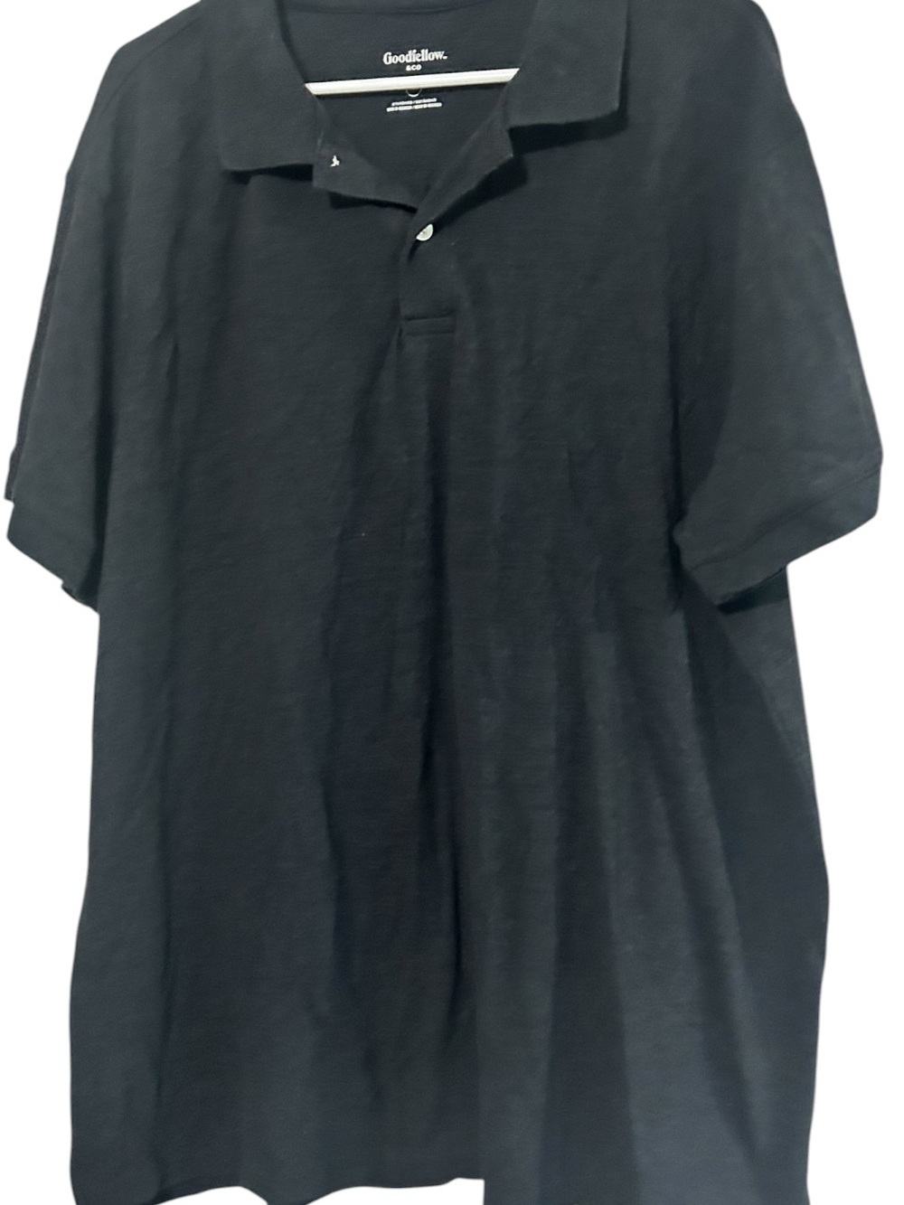 Goodfellow & Co Men's Black Short-Sleeve Polo